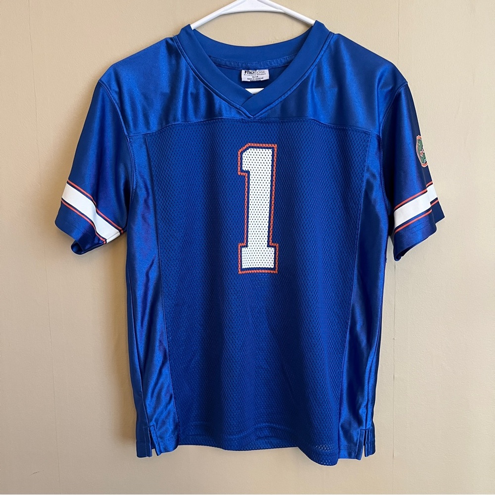Pro Edge | Florida Gators Big Kids Football Jersey | Blue/Orange | Size 12-14